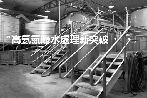 “高氨氮廢水處理新突破，綠色環(huán)保技術(shù)助力高效凈化”